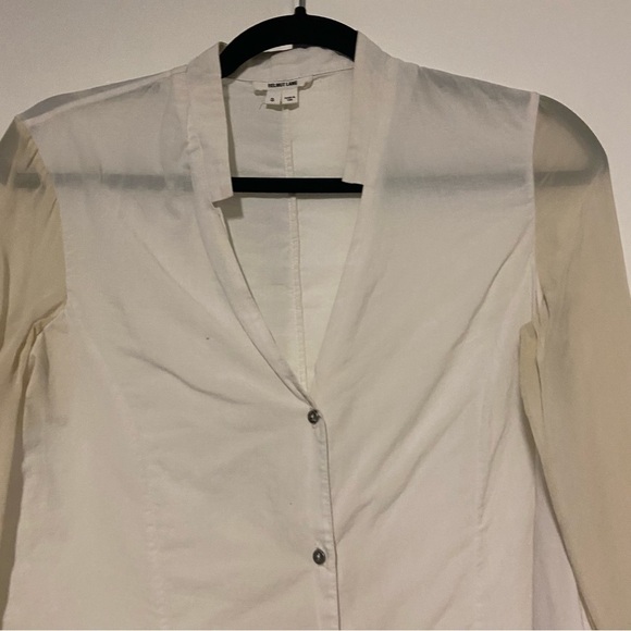 Helmet Lang Lawn cotton Silk button down Size Small - Picture 6 of 10